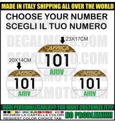 TABELLE TABS AFRICA ECORACE MONACO - DAKAR